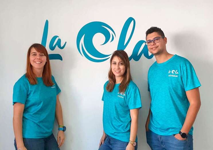 Saira Santana, Daida Santana y Adrián Martel / TA